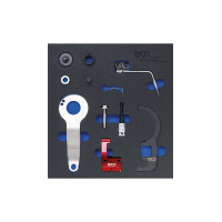 BGS 6775 Werkstattwageneinlage 2/3: Motor-Einstell-Werkzeug-Satz | für BMW und MINI, 1.5 & 2.0L Diesel