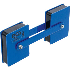 BGS 6784 Kraft-Doppelmagnethalter | Winkel einstellbar | 22,7 kg