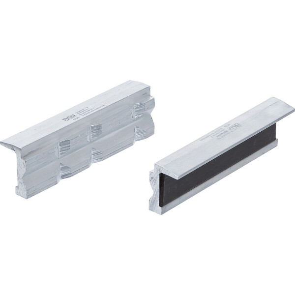 BGS 6796 Schraubstock-Schutzbacken | Aluminium | Breite 100 mm | 2-tlg.