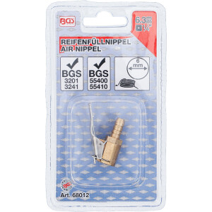 BGS 68012 Reifenfüllnippel | 6,3 mm (1/4")