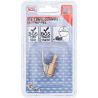 BGS 68012 Reifenfüllnippel | 6,3 mm (1/4")