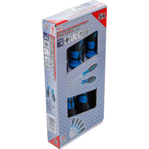 BGS 6826 Schraubendreher-Satz | T-Profil (für Torx) mit Bohrung | T6 - T10 | 5-tlg.