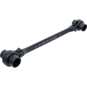 BGS Diy 6843 Gerüstbauer-Knarre | 4-in-1 | SW 14 -...