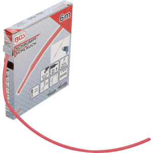 BGS 6848-1 Schrumpfschlauch-Box | rot | Ø 5 mm | 6 m