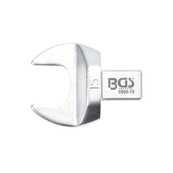 BGS 6900-15 Einsteck-Maulschlüssel | 15 mm | Aufnahme 9 x 12 mm