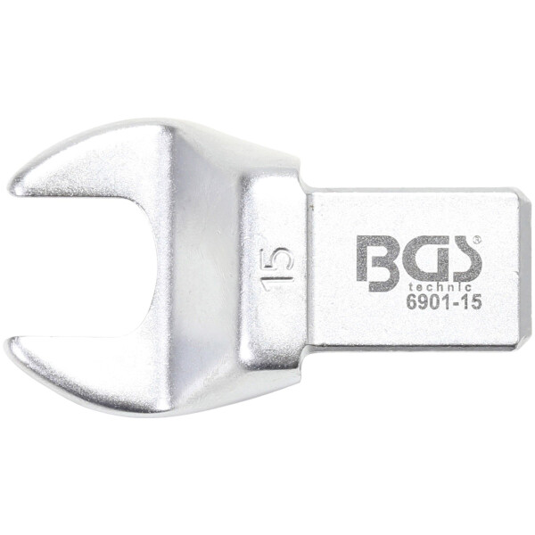 BGS 6901-15 Einsteck-Maulschlüssel | 15 mm | Aufnahme 14 x 18 mm