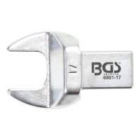 BGS 6901-17 Einsteck-Maulschlüssel | 17 mm | Aufnahme 14 x 18 mm