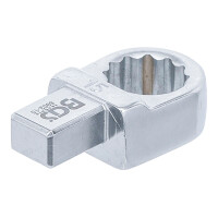BGS 6902-15 Einsteck-Ringschlüssel | 15 mm | Aufnahme 9 x 12 mm