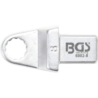 BGS 6902-8 Einsteck-Ringschlüssel | 8 mm | Aufnahme 9 x 12 mm