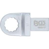 BGS 6903-17 Einsteck-Ringschlüssel | 17 mm | Aufnahme 14 x 18 mm