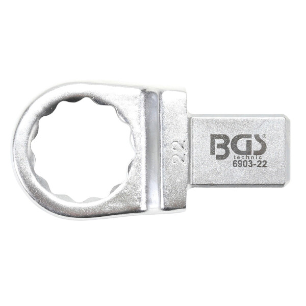 BGS 6903-22 Einsteck-Ringschlüssel | 22 mm | Aufnahme 14 x 18 mm