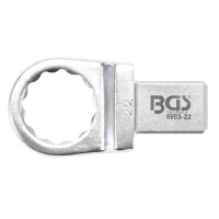 BGS 6903-22 Einsteck-Ringschlüssel | 22 mm | Aufnahme 14 x 18 mm