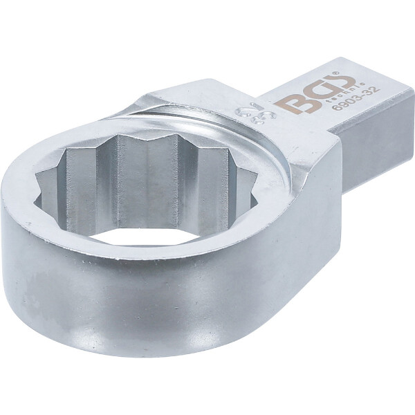 BGS 6903-32 Einsteck-Ringschlüssel | 32 mm | Aufnahme 14 x 18 mm