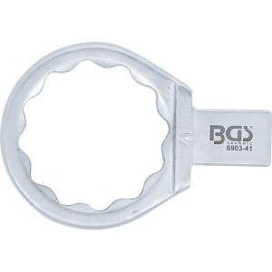 BGS 6903-41 Einsteck-Ringschlüssel | 41 mm | Aufnahme 14 x 18 mm