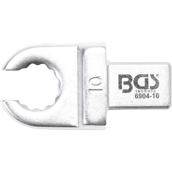 BGS 6904-10 Einsteck-Ringschlüssel | offen | 10 mm | Aufnahme 9 x 12 mm
