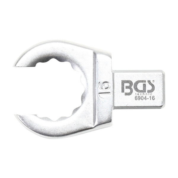 BGS 6904-16 Einsteck-Ringschlüssel | offen | 16 mm | Aufnahme 9 x 12 mm