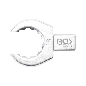BGS 6904-18 Einsteck-Ringschlüssel | offen | 18 mm |...