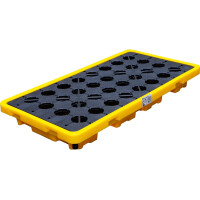 BGS 70047 Öl-Auffangwanne | mit Gitterrost | für 2 x 200 l Fässer