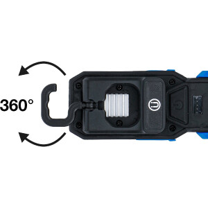BGS 70051 COB-LED-Werkstattleuchte mit Magnet und Haken | klappbar