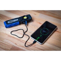BGS 70051 COB-LED-Werkstattleuchte mit Magnet und Haken | klappbar