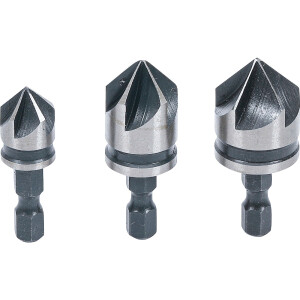 BGS Diy 70052 Senker-Bit-Satz | HSS | Antrieb 6,3 mm...
