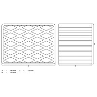 BGS 7008 Gummiauflage | für Hebebühnen | 160 x 120 x 100 mm