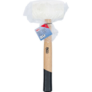 BGS 70140 Gummihammer | Hickory-Stiel | weißer Kopf | Ø 64 mm | 750 g