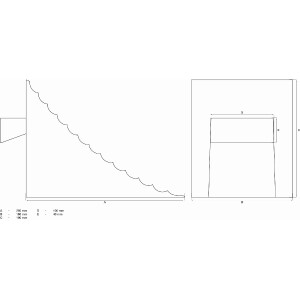 BGS 7015 Unterlegkeil | 250 x 160 x 190 mm | für Pkw...