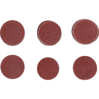 BGS 70193 Schleifblatt-Satz für Exzenterschleifer | Ø 30 mm | K 60 - 80 - 120 | 30-tlg.