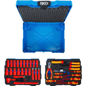 BGS 70230 VDE-Zangen- / Schraubendreher- und Steckschlüssel-Satz | BGS systainer® | 36-tlg.