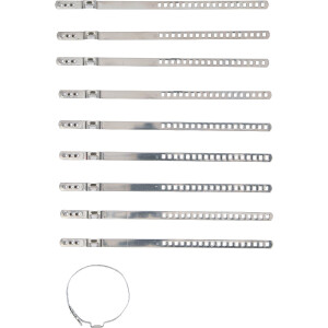 BGS 70327 Achsmanschetten-Schellen-Satz | Edelstahl |...