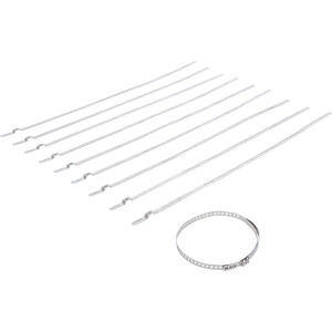 BGS 70328 Achsmanschetten-Schellen-Satz | Edelstahl |...