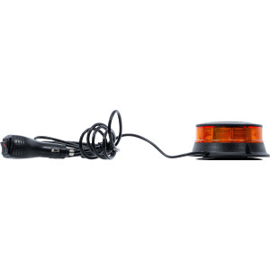 BGS 70342 Rundumkennleuchte | gelb | mit Magnet | 12 V / 24 V | Ø 130 mm