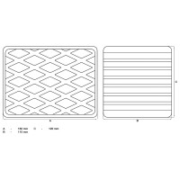 BGS 7039 Gummiauflage | für Hebebühnen | 160 x 120 x 115 mm