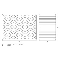 BGS 7040 Gummiauflage | für Hebebühnen | 160 x 120 x 80 mm