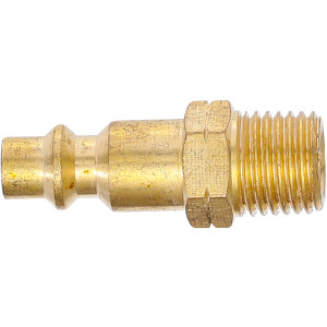 BGS 7056 Druckluft-Stecknippel | 6,3 mm (1/4") Außengewinde | USA / Frankreich