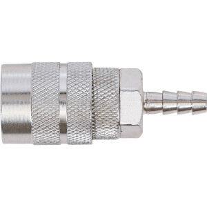 BGS 7058 Druckluft-Schnellkupplung mit 6 mm Schlauchanschluss | USA / Frankreich