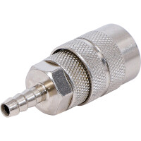 BGS 7058 Druckluft-Schnellkupplung mit 6 mm Schlauchanschluss | USA / Frankreich