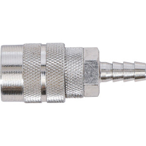 BGS 7059 Druckluft-Schnellkupplung mit 8 mm (5/16") Schlauchanschluss | USA / Frankreich
