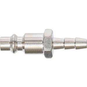 BGS 7060 Druckluft-Stecknippel mit 6 mm Schlauchanschluss | USA / Frankreich