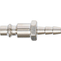 BGS 7060 Druckluft-Stecknippel mit 6 mm Schlauchanschluss | USA / Frankreich