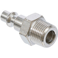 BGS 7064 Druckluft-Stecknippel | 10 mm (3/8") Außengewinde | USA / Frankreich