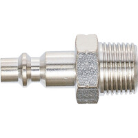 BGS 7064 Druckluft-Stecknippel | 10 mm (3/8") Außengewinde | USA / Frankreich