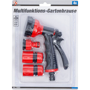 BGS Diy 70905 Multifunktions-Garten-Handbrause | mit 6 Funktionen | 5-tlg.