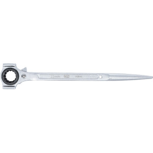BGS 70910 Gerüstbauer-Knarre | 3-in-1 | SW 19 x 22 mm