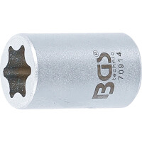BGS 70914 Spezial-Steckschlüssel-Einsatz | E-Profil | Antrieb Innenvierkant 6,3 mm (1/4") | SW E12 | für BMW-Fensterheber