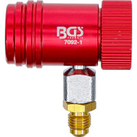 BGS 7092-1 Hochdruck-Adapter für Klimaanlagen Service Gerät | R1234YF Typ