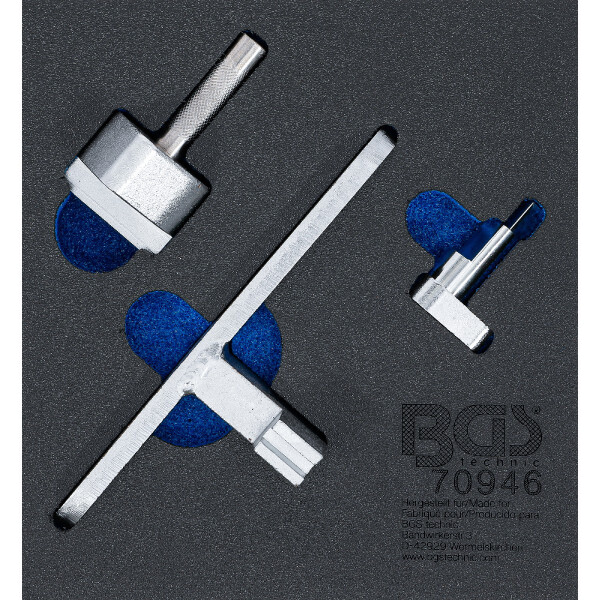 BGS 70946 Werkstattwageneinlage 1/6: Motor-Einstellwerkzeug-Satz | für Land Rover, Jaguar 3.0, 5.0L Diesel