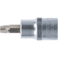 BGS 7098-T30 Schraubenausdreher-Bit-Einsatz | Antrieb Innenvierkant 10 mm (3/8") | für defektes T-Profil (für Torx) T30