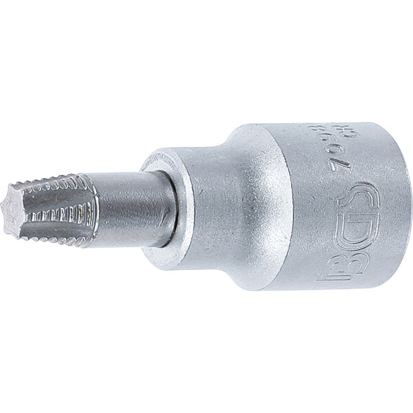 BGS 7098-T40 Schraubenausdreher-Bit-Einsatz | Antrieb Innenvierkant 10 mm (3/8") | für defektes T-Profil (für Torx) T40